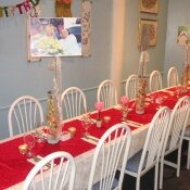 Birthday or other parties are always a special experience at the restaurant! If you give us some advance note we will prepare a special table for you!